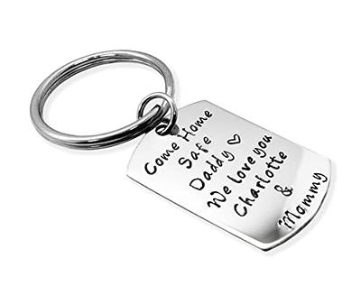 Be Safe Keychain, Always Come Home to Me Keychain, Handstamp, Police  Officer Gift, Military Law Enforcement, Firefighter Hero Be Safe Gift