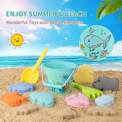 Play Sand Kit - 32 PC Sand Toy Set 3.3lbs Magic Sand, Molds & Tools Blue