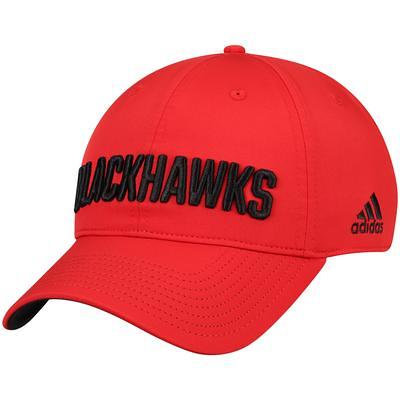 Men's adidas Black/Red Chicago Blackhawks Sport Team Logo Slouch