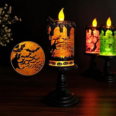 Lantern Decorative Candle Holders,Battery-Powered LED Candlestick