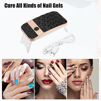 36W Gooseneck LED UV Nail Lamp, UV Light for Gel Nails Hands Free, Mini  Portable Nail Dryer, Gel UV Light Gel Nail Curing Lamp, Nail Art  Accessories