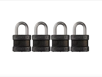 Brinks Adjustable Keyed Padlock, 1-15/16-in Wide x 2-in Shackle in