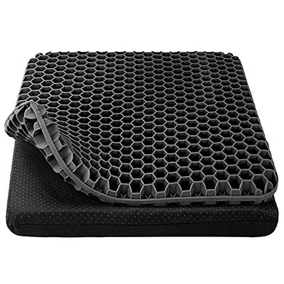 Breathable Gel Seat Cushion With Non-Slip Cover To Help Relieve Back Pain,  Used In Cars, Offices, Wheelchairs 