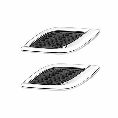 2pcs Universal Hood Vent Air Flow Intake Chrome Grille Side Scoop Hood  Cover Car Exterior Grille Decorative Trim Sticker - Yahoo Shopping