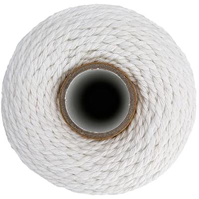 100% Cotton Craft Rope (1/2 inch x 50 Feet) All Purpose Soft Natural Strong Cotton Rope Cord for Crafts, Sporting, Wedding Decorating,Hanging Flower