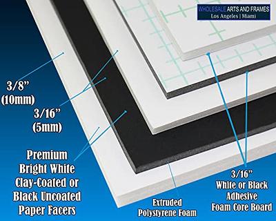 Foam Core Backing Board 3/16 White 1 Side Self Adhesive 16x20- 10