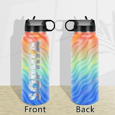 ARTSMADE Personalized Water Bottles for Kids w/Name, Custom Stainless Steel  School Sports Water Bottles - Vacuum Insulated,Ring Handle, Customized Boys  Girls Water Bottles (Name-Texture design) - Yahoo Shopping
