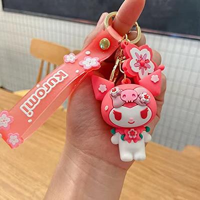 Gonii Cute Anime Keychains, Kawaii Keyring Merchandise, Gifts for Friends and Cute Anime Fans