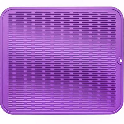 MicoYang Silicone Dish Drying Mat for Multiple Usage,Easy  clean,Eco-friendly,Heat-resistant Silicone Mat for Kitchen Counter or  Sink,Refrigerator or Drawer liner Purple L 16 inches x 12 inches - Yahoo  Shopping