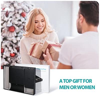 Men Accessories Nightstand Organizer Gadget Valet Tray Phone Desktop Stand  Gift