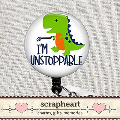 I'm Unstoppable OT Badge Reel, PICU Nurse Badge ID Holder