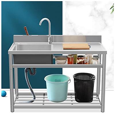  Free Standing Sink, Kitchen Sink Bar Sink, 29.5 x 17.7