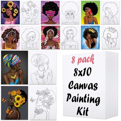 Buy Kids Canvas Painting Kit Pre Printed Canvas To Paint from