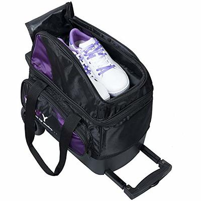 Moxy Deluxe Triple Roller Bowling Bag - Purple/Black