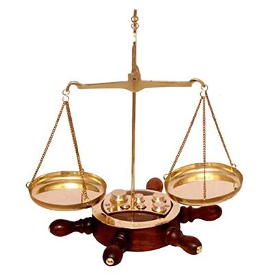  Copper Scale Brass Weighing Scale Metal Medicine Weigher  Balance Tarazu Weights Balance Justice Law Jewelry Gram Scale Small Metal  Trim Kitchen Use Scale Travel Condiment : Home & Kitchen