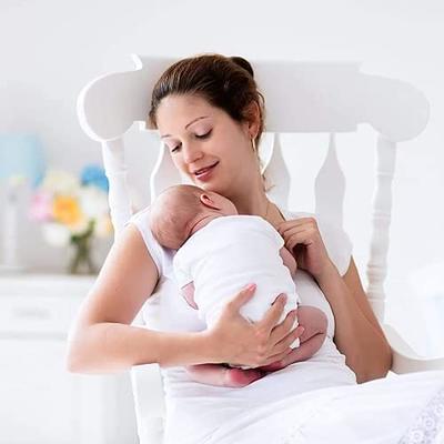 Reusable Nursing Pads Breastfeeding White 5.5 Wet & Wash Bag - Pack of 14