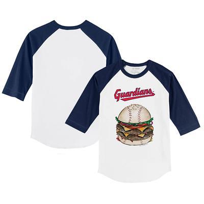 Houston Astros Tiny Turnip Toddler Stega 3/4-Sleeve Raglan T-Shirt -  White/Navy