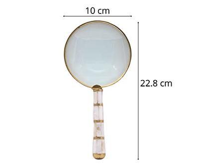 Mini Magnifying Glass 20X Folding Pocket Magnifier with Metal Protective  Case Fo