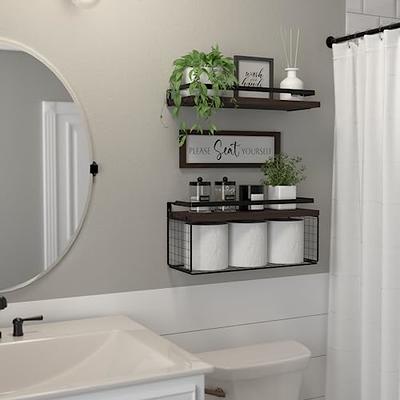 WELLAND Bathroom Over Toilet Storage Shelf, 2-Tier Bathroom