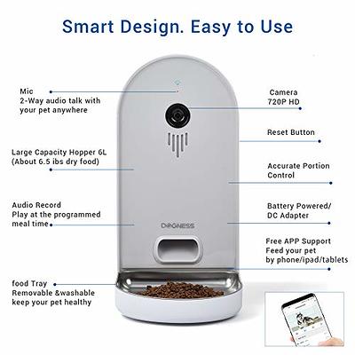 Dogness Wi-Fi Smart Pet Camera & Treat Dispenser w/ 2-way Audio 