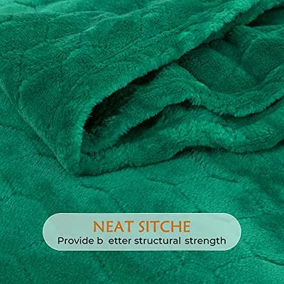 Nestl Cut Plush Fleece Throw Blanket - Lightweight Super Soft