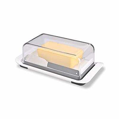 2 in 1 Salad Dressing Shaker 250ml (1 Cup) & Butter Dish with Lid and Knife  - Yahoo Shopping