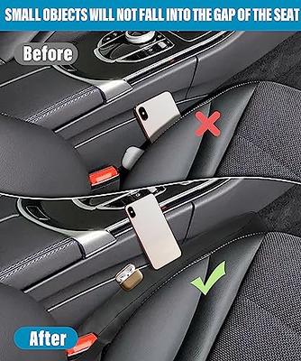 Zlirfy 2PCS Car Seat Gap Filler,Car Side Seat Gap Filler Organizer,Car Seat  Gap Plug Strip Filler Prevent Things from Dropping,Universal for Car Fit  Organizer Fill The Gap Between Seat and Console 