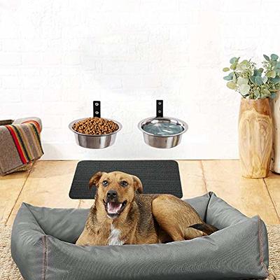 MDEHOPET Elevated Dog Bowls for Large Dogs, 3 Adjustable Heights Raised Pet  Bowl Stand Feeder with