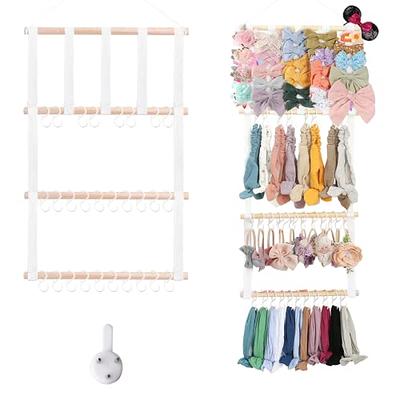 Hair Accessories Organizer Braid Claw Clip Organizer Holder Store Women's  Girl Wall Hanging Decoration For Door Closet Bedroom