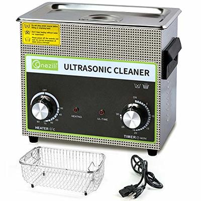 Commercial Ultrasonic Cleaner 3L, ONEZILI 120W Sonic Carburetor Cleaner  with Heater for Cleaning Jewelry, Glasses, Circuit Board, Parts, Tattoo  Equipment, Fuel Injector, Brass, etc - Yahoo Shopping