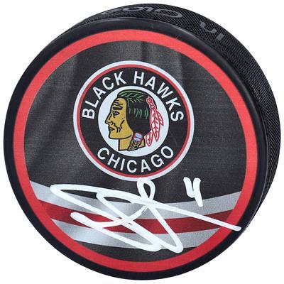 Lucas Raymond Detroit Red Wings Autographed 2022-23 Reverse Retro Hockey Puck
