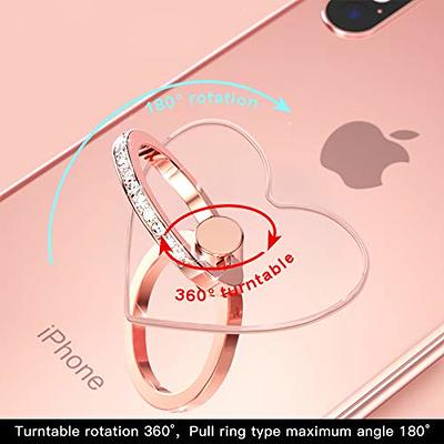 Transparent Cell Phone Ring Holder 360 Degree Rotation Finger Grip Hol –  CASES OF MINE