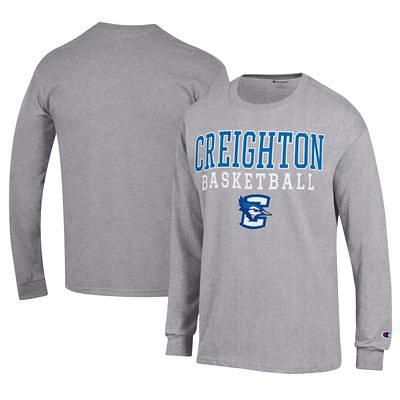 Men's Champion Gray Creighton Bluejays Icon Logo Basketball Jersey