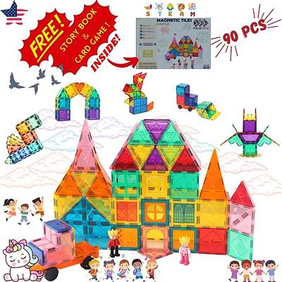 Fun with Magnets Magnetic Building Blocks - 332 piece set