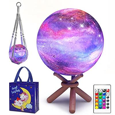 3D Galaxy Moon Night Light Lamp