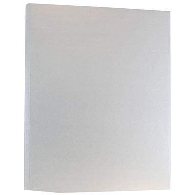 Jam Paper Matte Cardstock - 8.5 x 11 - 130lb Light Gray - 25/Pack