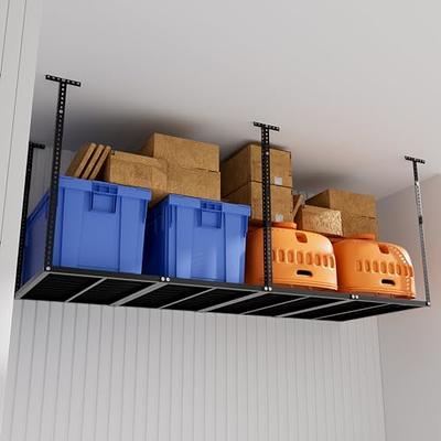 Winado 3x8 ft Overhead Garage Storage Rack, Adjustable Ceiling