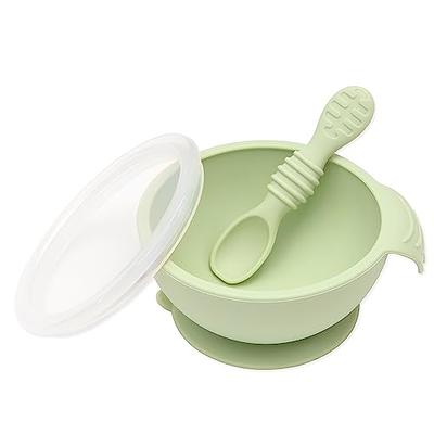 Silicone Baby Feeding Set w/ Bowl, Spoon + Lid in Pineapple