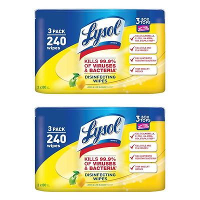 Lysol Disinfecting Wipes Lemon & Lime Blossom