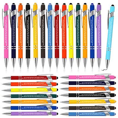 Sabary Bible Verse Ballpoint Pens Christian Flower Pens