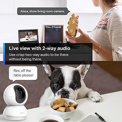  Kasa 2K QHD Security Camera Pan/Tilt, Starlight Sensor for  Color Night Vision, Motion Detection for Baby & Pet Monitor, 2-Way Audio,  Cloud & SD Card Storage, Works with Alexa 