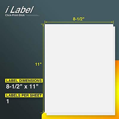 HTVRONT Printable Vinyl Sticker Paper - 55 Sheets Matte Sticker Paper for Inkjet  Printer & Laser Printer, Waterproof Sticker Paper Dries Quickly & Tear  Resistant,8.5x11 - Yahoo Shopping