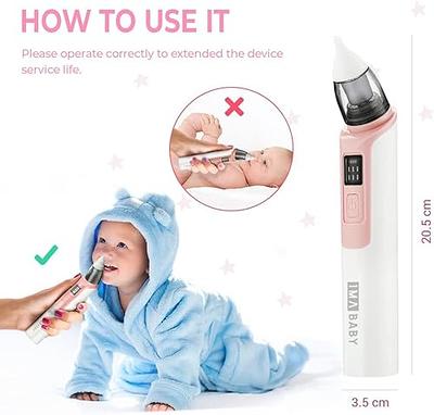 Electric Nasal Aspirator for Baby - Baby Nose Sucker, Booger Sucker for  Babies T
