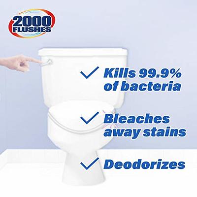 2000 Flushes Blue Plus Bleach Automatic Toilet Bowl Cleaner, 1.25