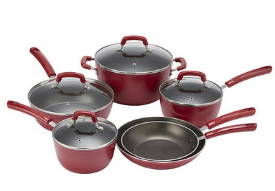 Cuisinart 55-11 Advantage Non-Stick 11pc Cookware Set w/ Chef's Knife +  Gloves - Yahoo Shopping