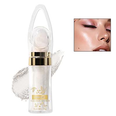 Glitter High Gloss Spray Polvo De Hadas Glitter Highlighter Makeup Body  Face Glitter Powder Natural Three-Dimensional Fairy Powder Highlighter-  01Pearl White 01 Pearl White