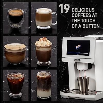 Zulay Magia Super Automatic Coffee Espresso Machine - Frother Handheld Foam  Maker for Lattes - Espresso Coffee Maker With Easy To Use 7” Touch Screen &  6 Piece Wooden Spoons for Cooking - Yahoo Shopping