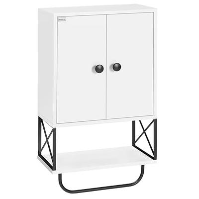 Treocho Bathroom Wall Cabinet, Medicine Cabinet with Door and 3