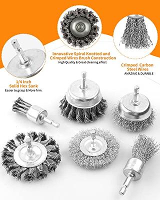 Wheel Brush D125mm x W29-31 x 40 Bore Set 2 Steel Wire 0.30 – PAM Ties  Limited