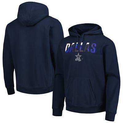 Women's Fanatics Branded Navy/White Dallas Cowboys Colors of Pride  Colorblock Pullover Hoodie